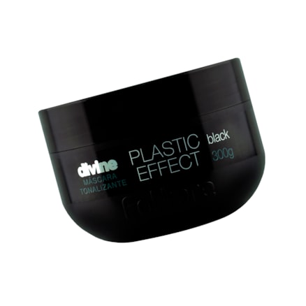 Máscara Tonalizante Divine Fattore Plastic Effect Black 300g