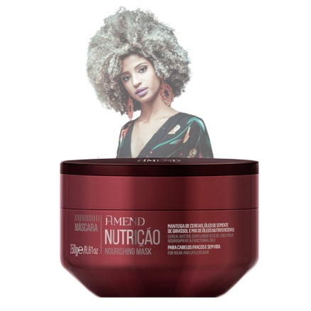 Máscara Tratamento Amend Nutrição Cabelos Fracos 250g