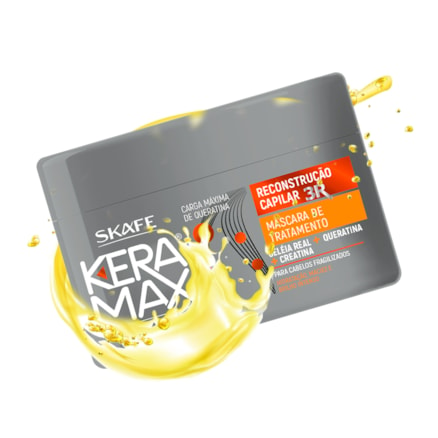 Máscara Tratamento Skafe Keramax Reconstrução Capilar 350g