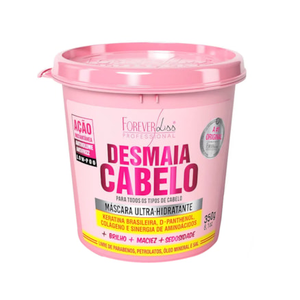 Máscara Ultra Hidratante Forever Liss Desmaia Cabelo 350g