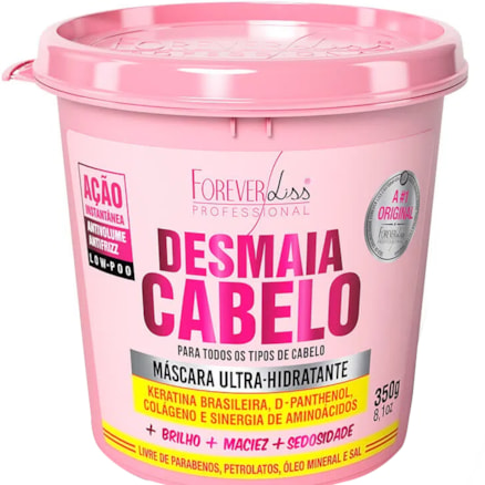 Máscara Ultra Hidratante Forever Liss Desmaia Cabelo 350g