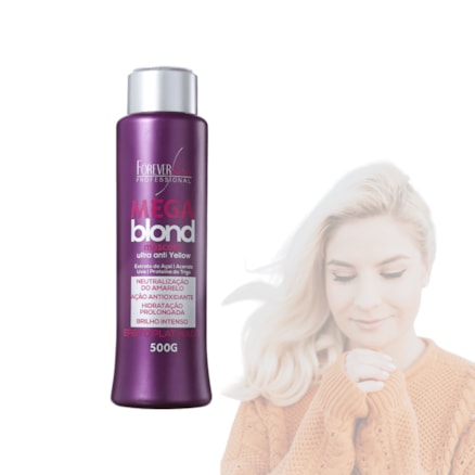 Máscara Ultra Matizadora Forever Liss Mega Blond 500g