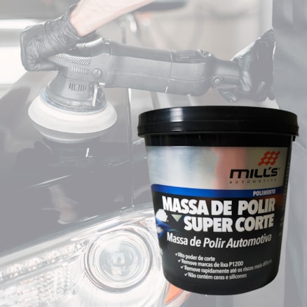 Massa De Polir Super Corte Mills 1kg