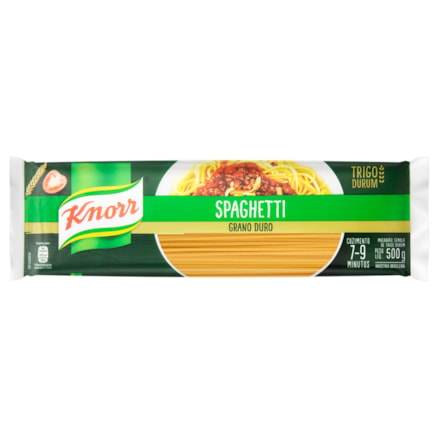 Massa Knorr Spaguetti Sêmola Grão Duro 500g