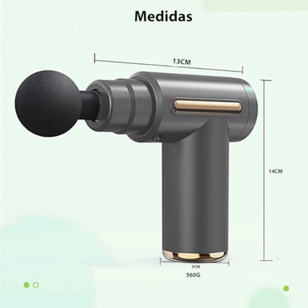 Massageador Elétrico Portátil Sem Fio Aparelho de Massagem Profissional Muscular