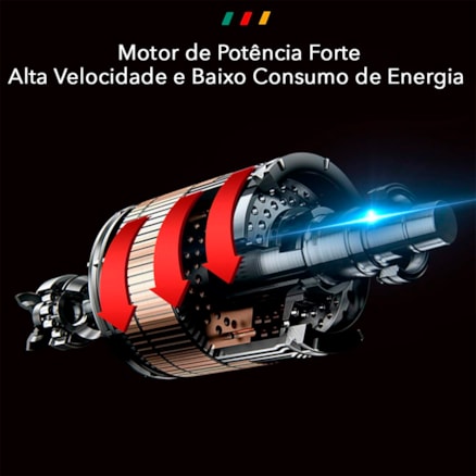 Mini Motosserra Elétrica Portátil Recarregável Bivolt