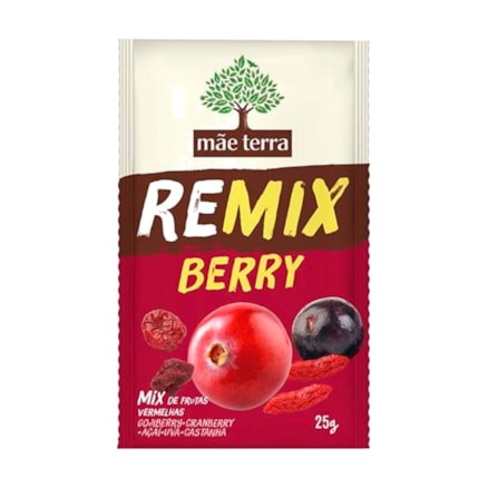 Mix De Frutas Vermelhas Mãe Terra Remix Berry 25g