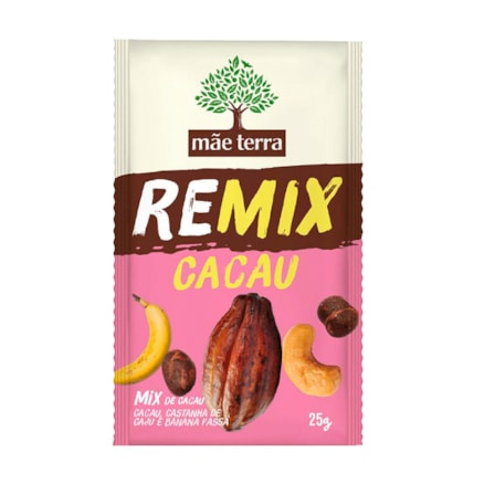 Mix Frutas Cacau Mãe Terra Remix 25g