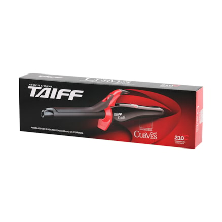 Modelador Taiff Curves 3/4 210 Bivolt Preto E Cereja