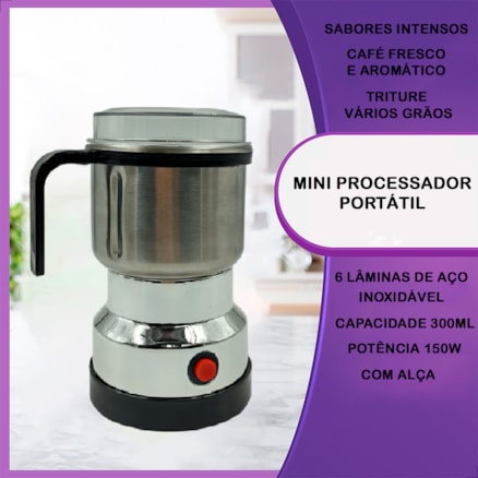 Moedor de Café em Aço Inoxidável Durabilidade e praticidade moagem perfeita