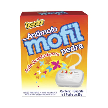 Mofil Desodor Pedra Antimofo 1 Und 25g