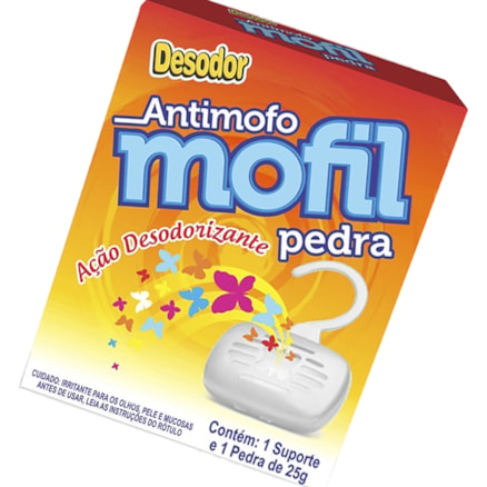 Mofil Desodor Pedra Antimofo 1 Und 25g