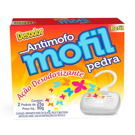 Mofil Desodor Pedra Antimofo 2 Und 50g