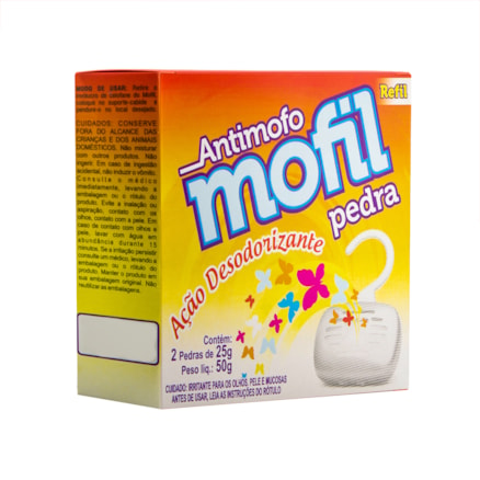 Mofil Desodor Pedra Antimofo 2 Und 50g