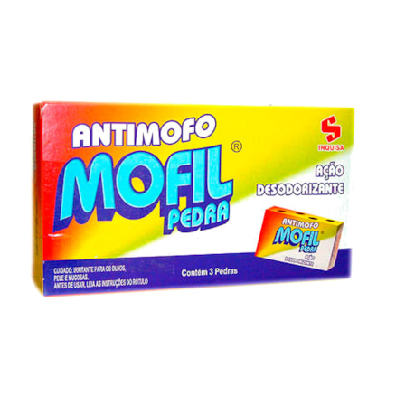 Mofil Desodor Pedra Antimofo 3 Und 75g