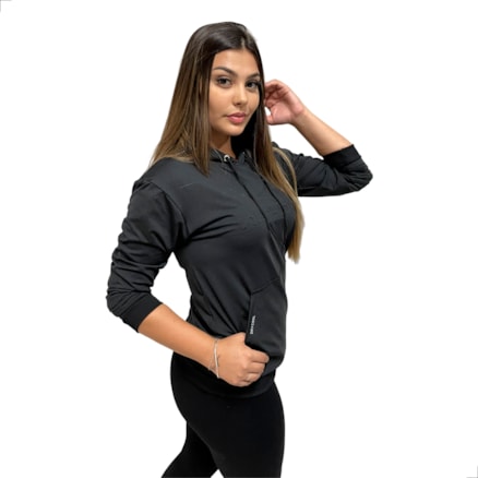 Moletom Casaco Masculino Feminino Canguru Capuz Confortável Blusa Liso Macio