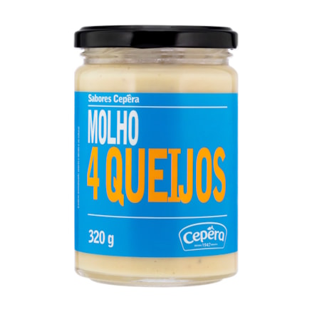 Molho Cepêra 4 Queijos 320g