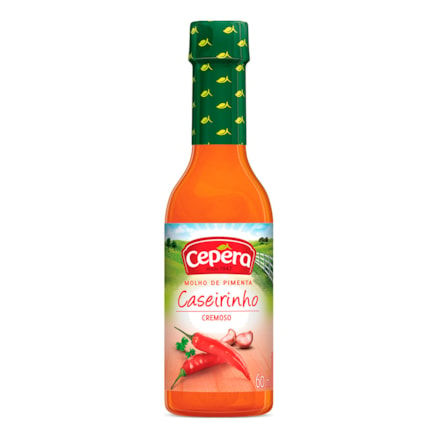 Molho De Pimenta Cepêra Caseirinho 60ml