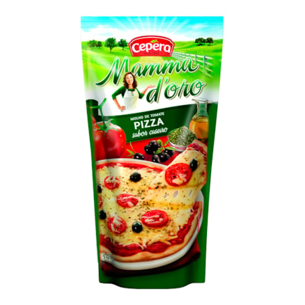 Molho De Tomate Cepêra Sachê Pizza 340g