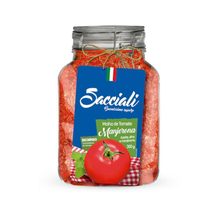 Molho De Tomate Sacciali Sachê Manjerona 300g