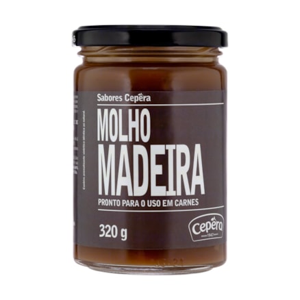 Molho Madeira Para Carne Sabores Cepêra 320g