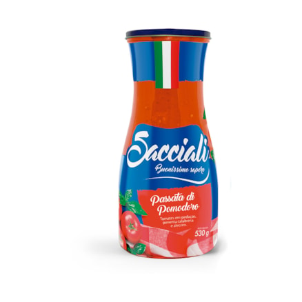 Molho Passata Sacciali Pomodoro 530g