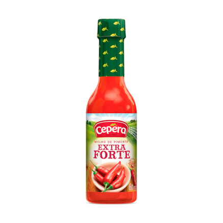 Molho Pimenta Cepêra Extra Forte Receita Mais Picante 60ml