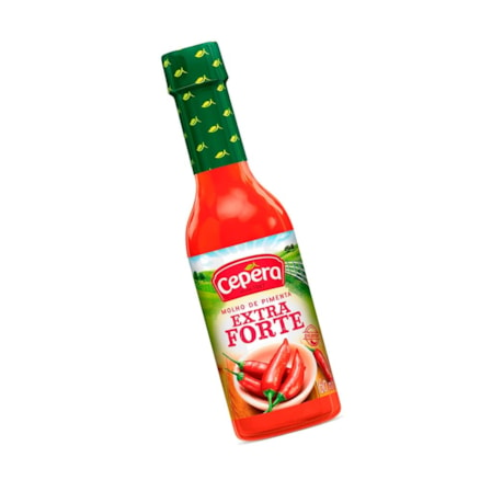 Molho Pimenta Cepêra Extra Forte Receita Mais Picante 60ml