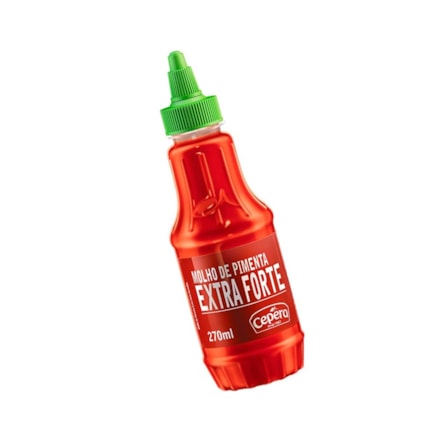 Molho Pimenta Cepêra Extra Forte Tampa Exclusiva 270ml