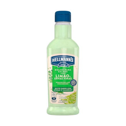 Molho Salada Hellmann's Limão Ervas Finas 210ml