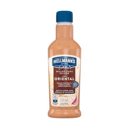 Molho Salada Hellmann's Oriental Shoyu Gergelim 210ml