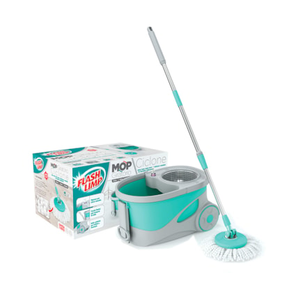 Mop Giratório Flashlimp Ciclone Ideal Grandes Ambientes 12l