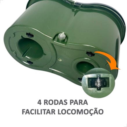 Mop INMA Plus Giratório 8L 360 Cesto Inox