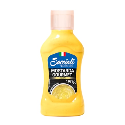 Mostarda Sacciali Dijon Sabor Marcante Forte 180g