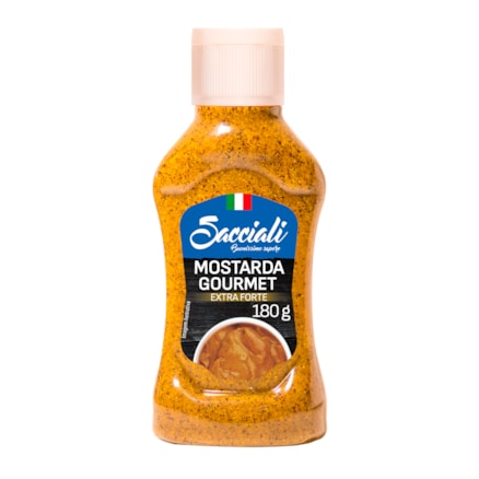 Mostarda Sacciali Extra Forte Sabor Marcante 180g