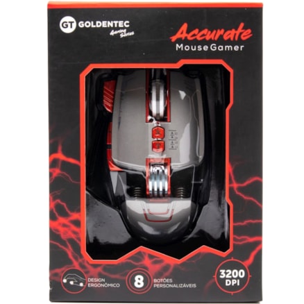 Mouse Gamer 3200 Dpi Gt Accurate Goldentec