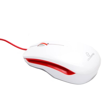 Mouse Usb Gt Vermelho Goldentec Design Ambidestro 1000dpi