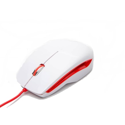 Mouse Usb Gt Vermelho Goldentec Design Ambidestro 1000dpi