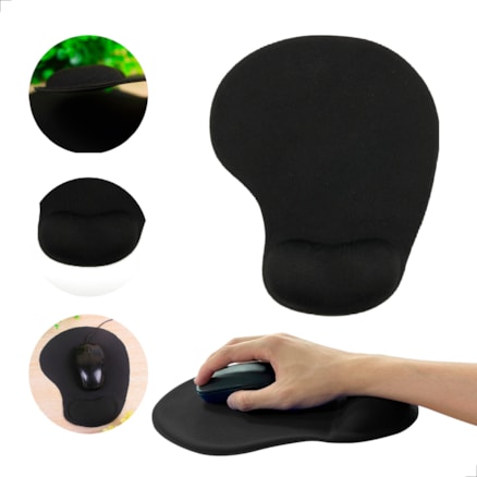 Mousepad Ergonômico Apoio de Descanso de Punho Pulso Para Home Office Macio Desk