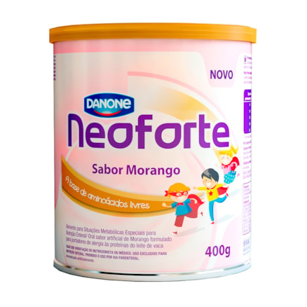 Neoforte Danone Sabor Morango Aminoácidos Livres 400g