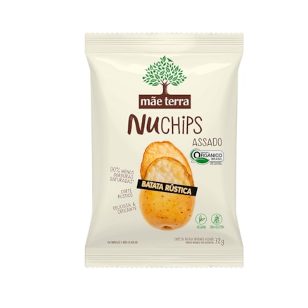 Nuchips Mãe Terra Batata Rústica 32g