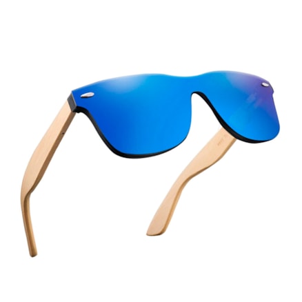 Oculos Sol Haste Bamboo Unissex H-kp8849 Blue Long Keeper