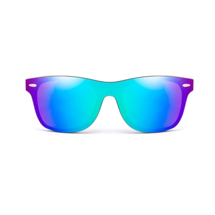 Oculos Sol Haste Bamboo Unissex H-kp8849 Blue Long Keeper
