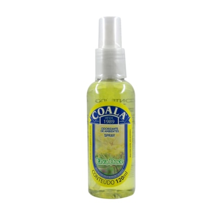 Odorizador Spray Coala Erva Doce Perfuma Ambientes 120ml