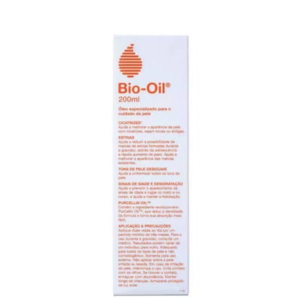 Óleo Bio-oil Cicatrizante Cuidado Pele Estrias 200ml