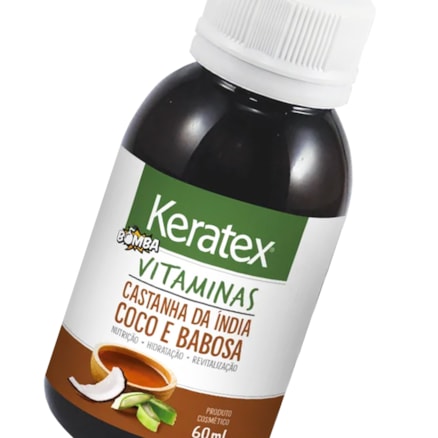 Óleo Capilar Keratex Bomba De Vitamina Coco E Babosa 60ml