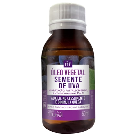 Oléo Capilar Muriel Vegetal Semente De Uva 60ml