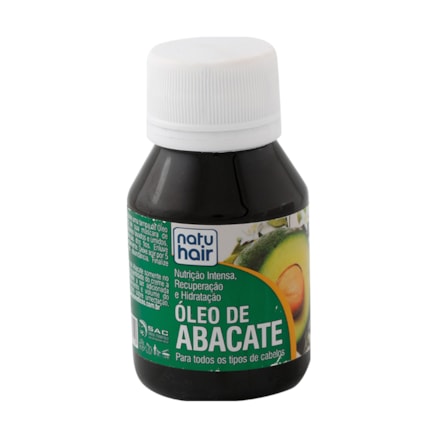 Óleo Capilar Natuhair Abacate Nutrição Intensa 60ml