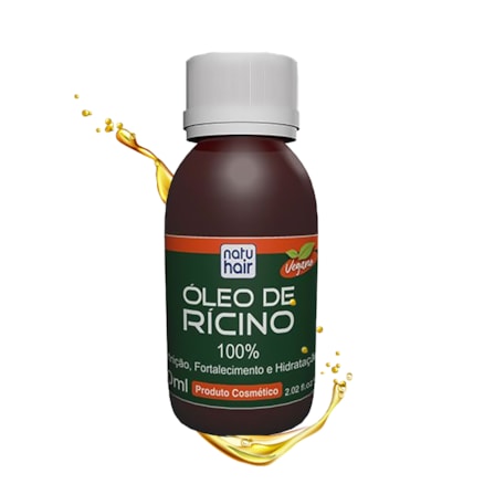 Óleo Capilar Natuhair Ricino 60ml