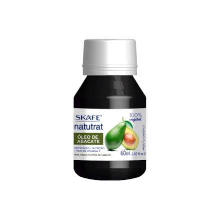 Oléo Capilar Natutrat Abacate 100% Vegetal 60ml